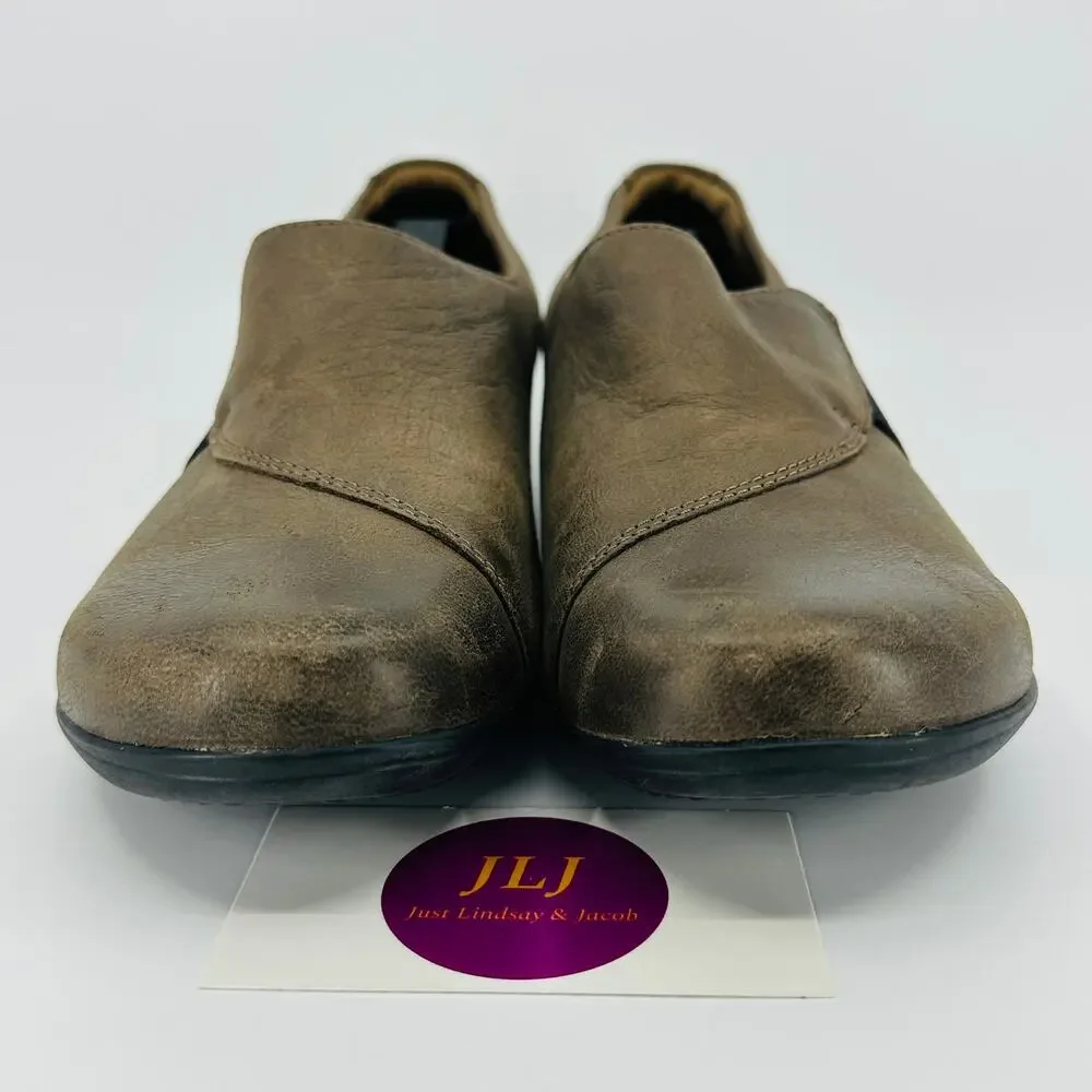 Dansko Women's Fae Burnished Nubuck Slip On Comfort Shoes Size 40 EU/ 9.5-10 US